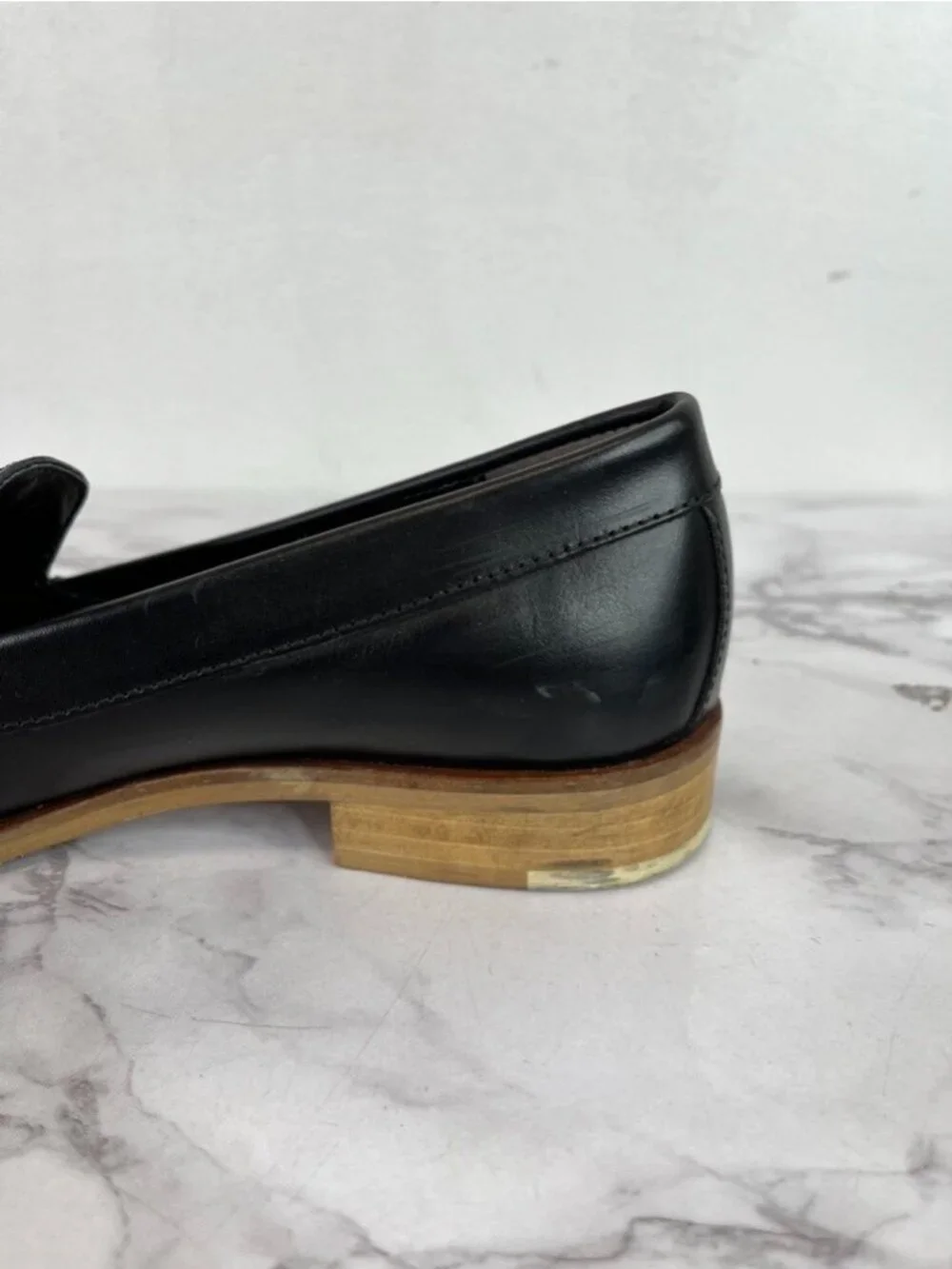 Everlane Women's Black The Modern Leather Loafers Sz 5